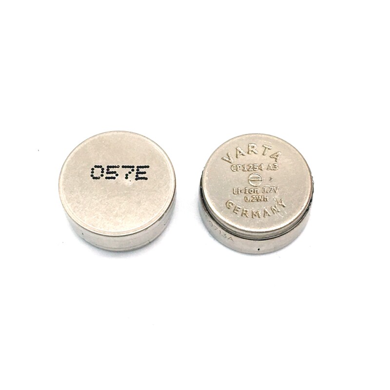 VARTA CP1454 蓝牙耳机手环ICR1254 高容量 LIR1454 可充电池3.7V - 白底图