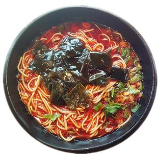 和泰来 襄阳海带面 襄樊牛肉面特产盒装香辣牛油干碱面 四份包邮