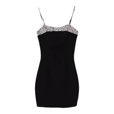 法式包臀短裙礼服裙吊带连衣裙女