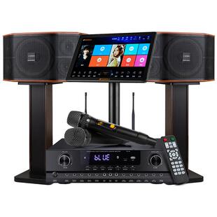 山水FK101家庭ktv卡拉OK音响套装点歌设备一体机家用k歌功放音箱