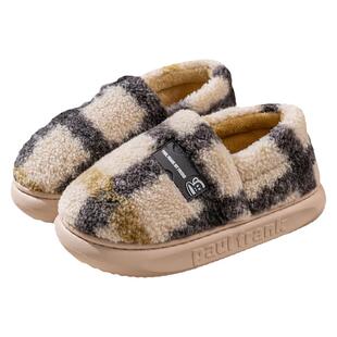 大嘴猴棉鞋女款2025冬季超火加厚保暖毛毛包跟月子鞋情侣外穿男