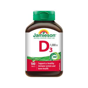 jamieson健美加拿大进口维生素d3