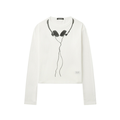 ITGROUNDZERO女装修身长袖T恤