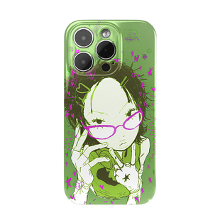 PlayGirl原宿风土酷街头y2k千禧可爱手机壳适用苹果iPhone17promax新款亮面菲林硬壳辣妹全包边安卓畅享华为