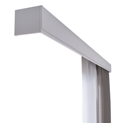 致尚双眼皮窗帘盒轨道铝合金一体