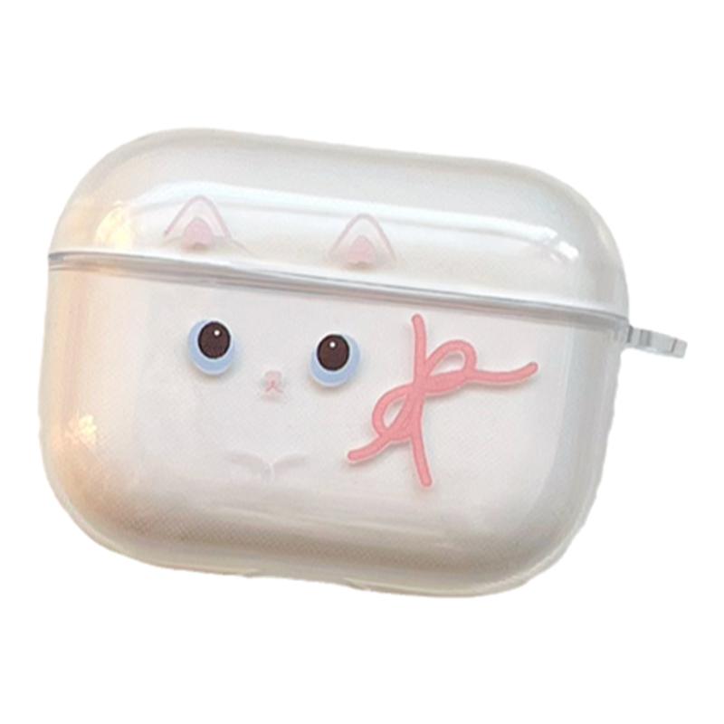 ins风可爱猫咪适用苹果airpods pro代耳机airpods1/2/3代壳保护套