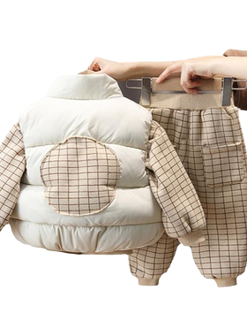 实体专柜商场品质幼儿冬季套装