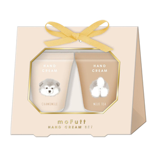 日本进口moFutt护手霜套装滋润保湿便携夜用礼盒软萌动物清新香味