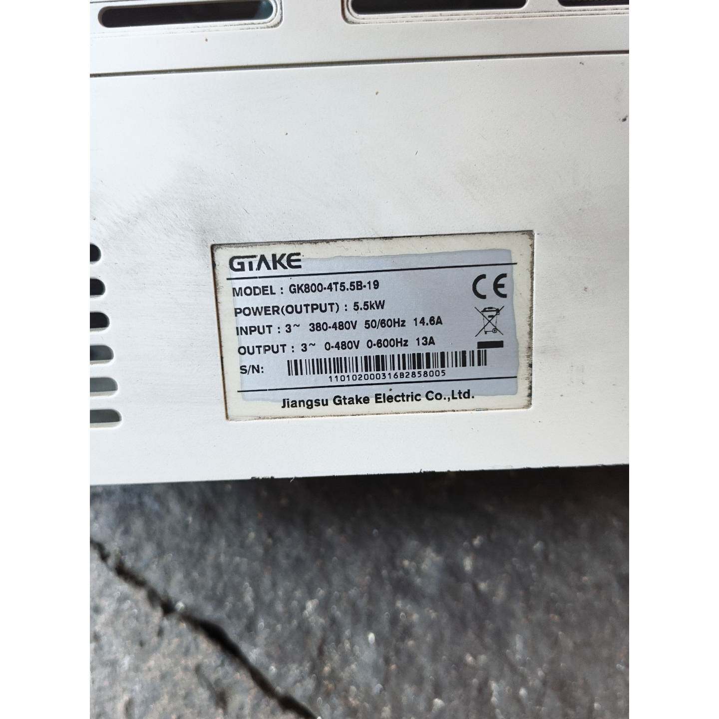 议价泰科变频器GK800变频器5.5kw拆机,实物图,功能包好,