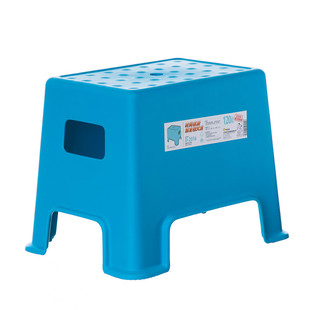 禧天龙胖子抗压凳子加厚加固儿童凳子浴室防滑凳方形高矮凳子塑料