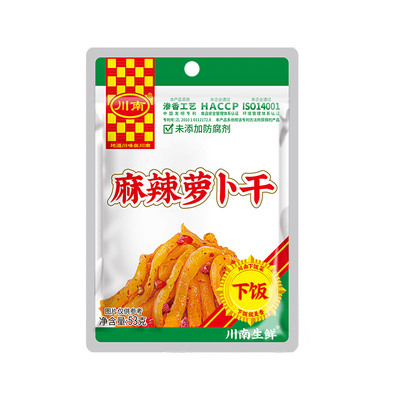 川南麻辣萝卜干53g|超1000次加购