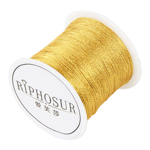 金线编绳金丝线diy手工编织绳3 6 9股72号玉线金银线手绳手链材料