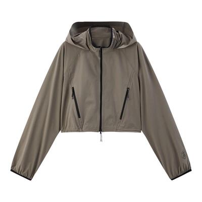 太平鸟2025年新款风壳外套女户外夹克轻薄透气宽松休闲A3BBF1403