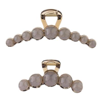 弗弗西FFX【雨后松林】高级感清透树脂抓夹女2024新款鲨鱼夹发饰