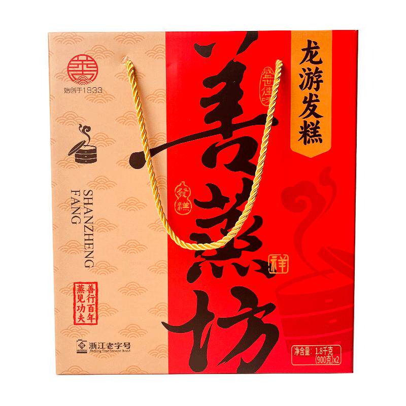 善蒸坊龙游发糕礼盒真空装1800g