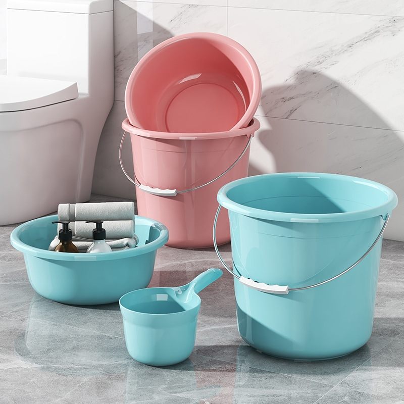 21水桶带盖子包一件起机下女号水桶吧置水桶水桶塑料大储茶批