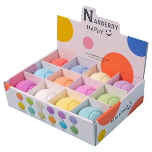 Narberry泡澡球沐浴球洗澡起泡浴花球浴缸泡泡浴球儿童泡澡精油球
