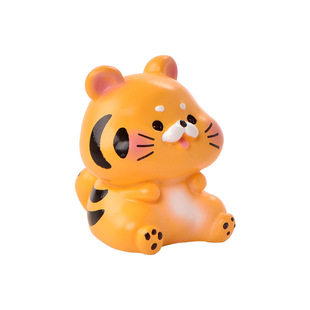 仿真迷你模型玩偶摆件十二生肖鼠牛虎兔龙蛇马羊猴鸡狗猪动物盲袋