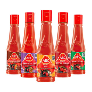 印尼进口 abc辣椒酱 蒜味辣椒酱 原味加辣 ABC sambal asli 135g