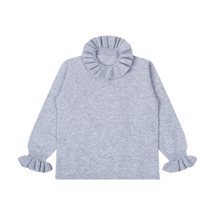 塞北绒王-25新款女童毛衣女宝宝打底衫100%纯山羊绒衫儿童亲子款