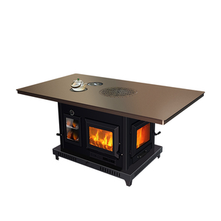 真火壁炉燃木柴农村家用取暖炉冬天室内烤火炉别墅客厅取暖柴火炉