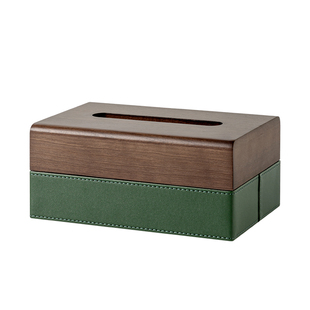 实木纸巾盒客厅高档轻奢胡桃木餐桌茶几高级感桌面家用创意抽纸盒