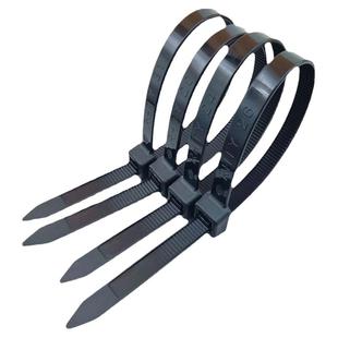 黑色超长大号国标扎带尼龙自锁式塑料束线带扎线带加长10根装