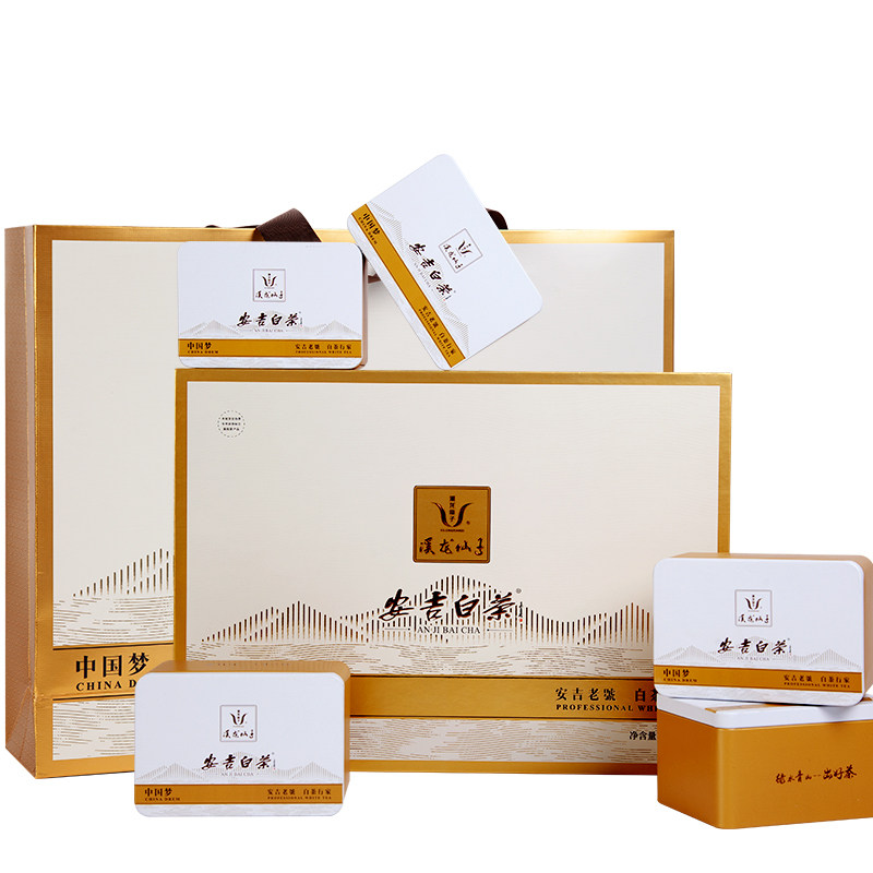 溪龙仙子安吉白茶250g礼盒装新茶