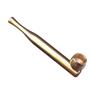 YIYO纯铜烟斗男粗细烟嘴循环型吸烟过滤器香烟过滤嘴旱烟袋锅复古