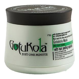 章小蕙gotukola狗头发膜以色列考拉奇迹发根角蛋白修护发素橙绿色