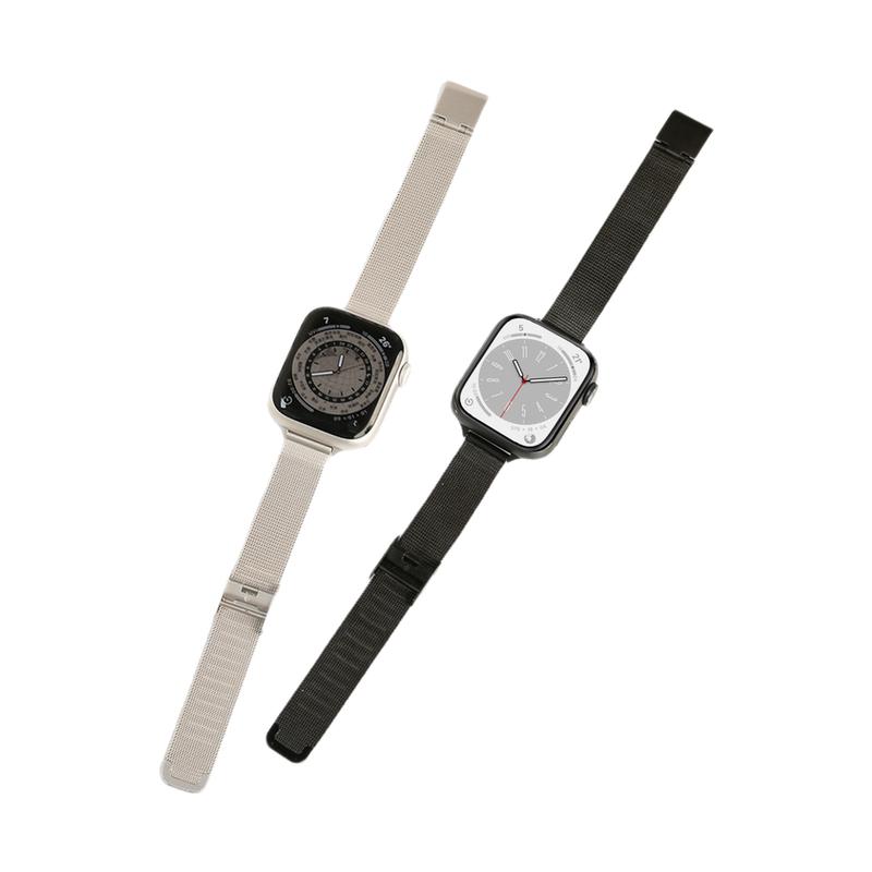 适用applewatch轻薄款金属表带
