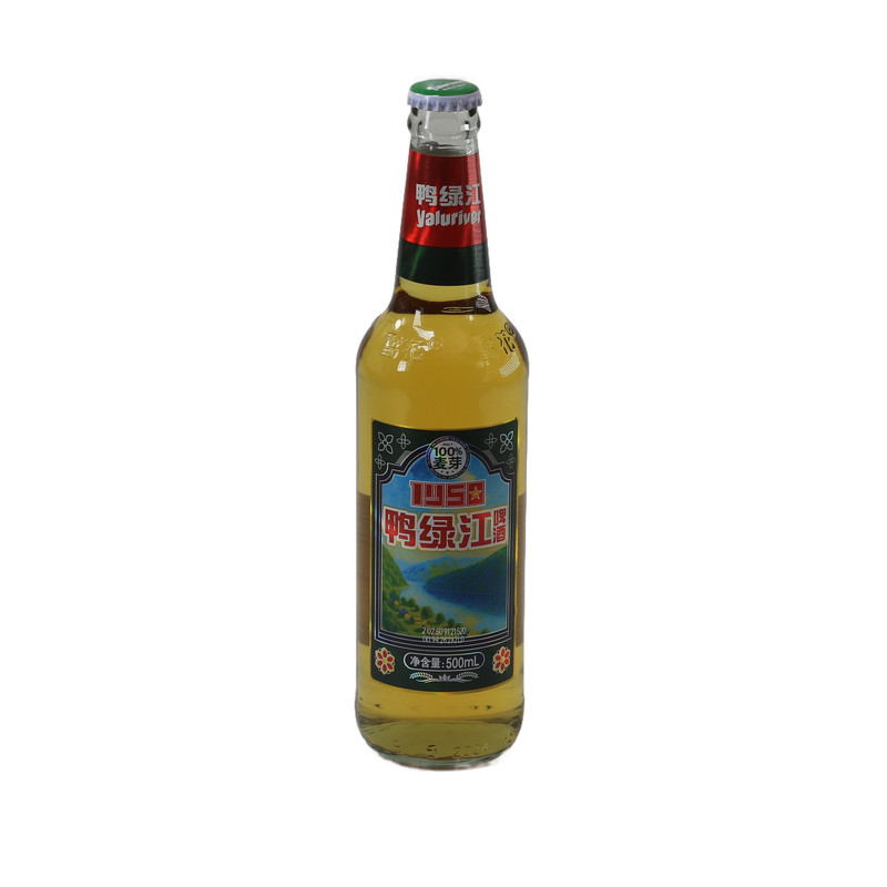 丹东鸭绿江啤酒黄啤旅游特产1950