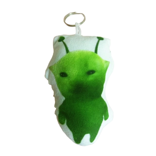 外星猫哈基米南北绿豆发声钥匙扣挂件毛绒解压小玩具学生书包挂饰