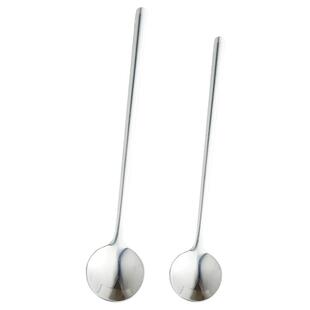 卡罗特咖啡勺不锈钢搅拌勺精致高颜值酸奶甜品小勺子马克杯子专用