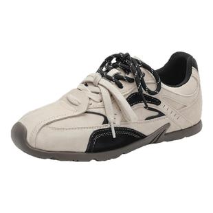 达芙妮德训鞋女2026新款春季阿平底甘鞋春款芭蕾鞋子夏百搭运动鞋