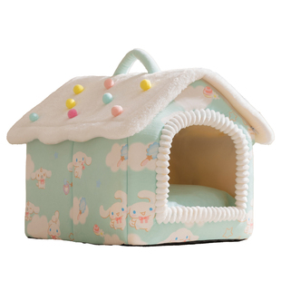 猫窝冬季保暖冬加厚四季通用猫咪睡窝屋舍封闭式寒冬猫窝猫床狗窝