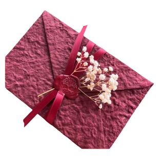 个性定制喜帖手工纸婚礼请柬定制凸版请帖创意2025结婚喜帖邀请函