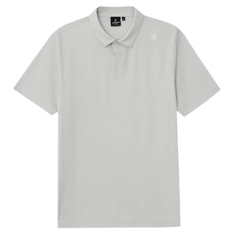 蜘蛛春夏男印花凉感短袖翻领POLO