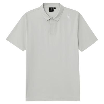 蜘蛛春夏男印花凉感短袖翻领POLO