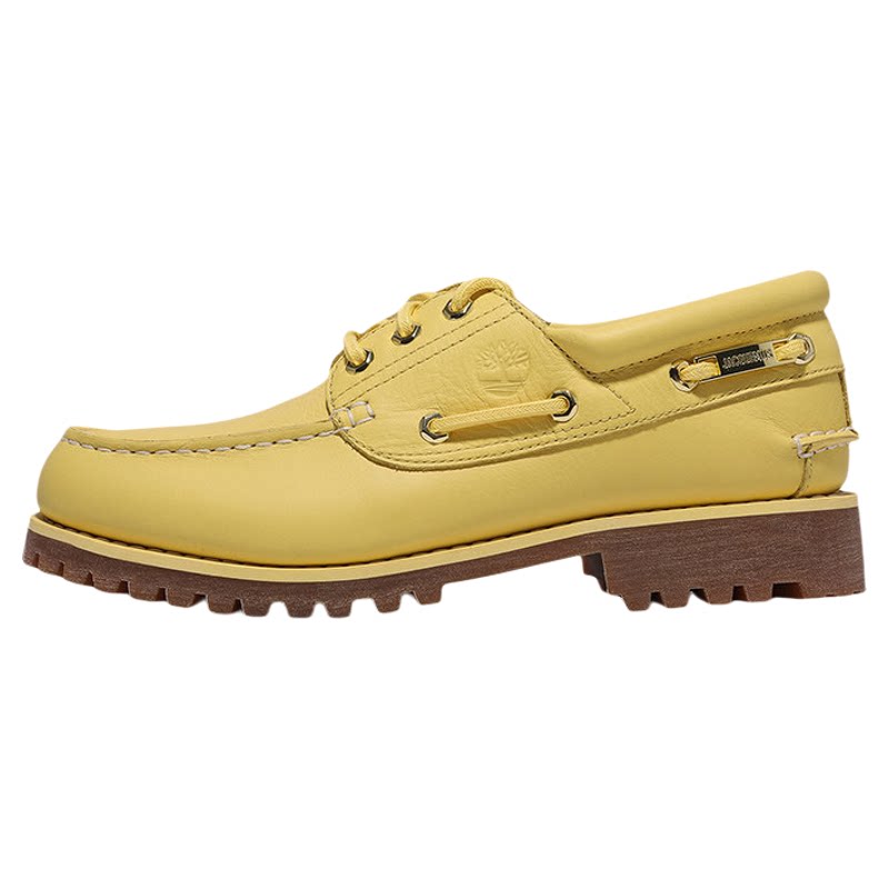 Timberland添柏岚户外真皮男鞋轻便防滑舒适透气三眼船鞋A6G7F