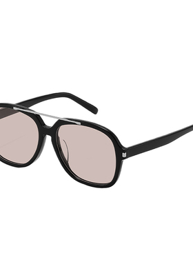 欧美风双梁飞行员板材大脸太阳镜