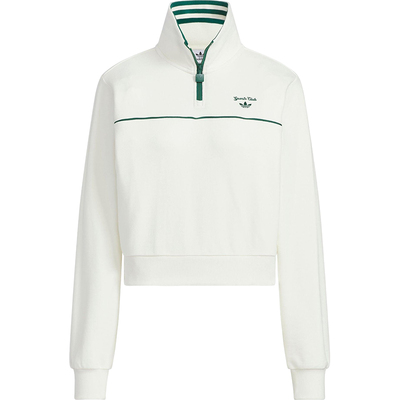 Adidas/阿迪达斯正品三叶草女士经典复古立领卫衣套头衫JM8014