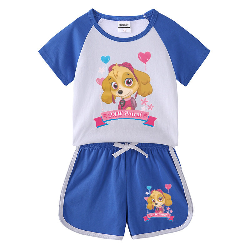 汪汪队衣服女童春秋长袖T恤2026新款儿童纯棉连衣裙薄款裙子秋装5