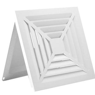 集成吊顶300*300铝扣板出风口面罩排风口换气通风口新风方形回风