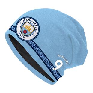 24-25赛季曼城队服哈兰德足球迷服包头帽子男女户外保暖套头棉帽