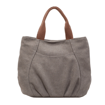 质感复古帆布手拎小包上班通勤包