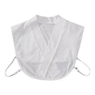 男士v领汉服假领明制汉服领子男中衣交领义领假领子