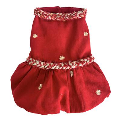 JOLIE小狗新年衣服红色可定制