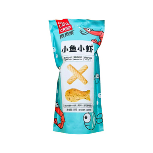 琅琅脆零食鱿鱼爱上虾小鱼小虾30g*20袋虾片虾条鱿鱼卷休闲零食