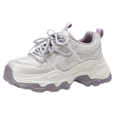 达芙妮厚底增高老爹鞋女春季百搭